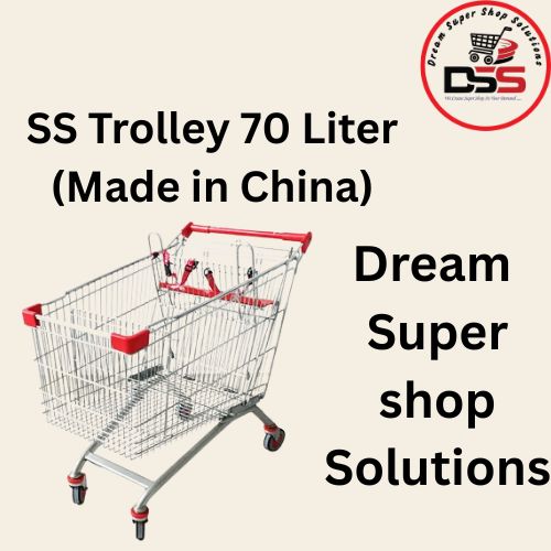 SS Trolley 70 Liter (Made in China)